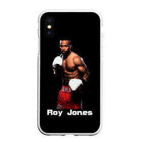 Чехол для iPhone XS Max матовый с принтом Roy Jones в Белгороде, Силикон | Область печати: задняя сторона чехла, без боковых панелей | boxer | boxing | great boxer | roy jones | roy jones lettering | roy jones print | бокс | боксер | великий боксер | надпись roy jones | принт roy jones | рой джонс