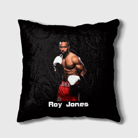 Подушка 3D с принтом Roy Jones в Белгороде, наволочка – 100% полиэстер, наполнитель – холлофайбер (легкий наполнитель, не вызывает аллергию). | состоит из подушки и наволочки. Наволочка на молнии, легко снимается для стирки | boxer | boxing | great boxer | roy jones | roy jones lettering | roy jones print | бокс | боксер | великий боксер | надпись roy jones | принт roy jones | рой джонс