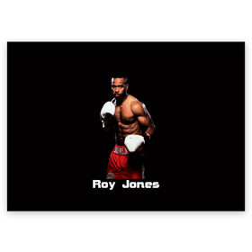 Поздравительная открытка с принтом Roy Jones в Белгороде, 100% бумага | плотность бумаги 280 г/м2, матовая, на обратной стороне линовка и место для марки
 | boxer | boxing | great boxer | roy jones | roy jones lettering | roy jones print | бокс | боксер | великий боксер | надпись roy jones | принт roy jones | рой джонс