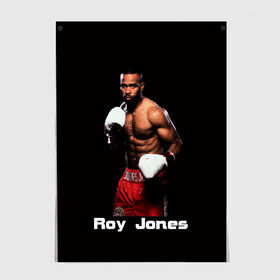 Постер с принтом Roy Jones в Белгороде, 100% бумага
 | бумага, плотность 150 мг. Матовая, но за счет высокого коэффициента гладкости имеет небольшой блеск и дает на свету блики, но в отличии от глянцевой бумаги не покрыта лаком | boxer | boxing | great boxer | roy jones | roy jones lettering | roy jones print | бокс | боксер | великий боксер | надпись roy jones | принт roy jones | рой джонс