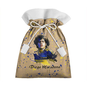 Подарочный 3D мешок с принтом Diego Maradona в Белгороде, 100% полиэстер | Размер: 29*39 см | Тематика изображения на принте: cup | diego maradona | diego maradona letterin | diego maradona print | football | footballer | great footballer | number 10 | великий футболист | диего марадона | кубок | надпись диего марадона | номер 10 | принт диего марадона | футбол 