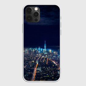 Чехол для iPhone 12 Pro Max с принтом Ночной город в Белгороде, Силикон |  | city | new york city | город | ночь | нью йорк