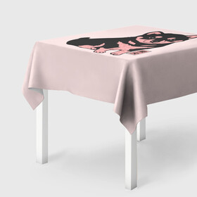 Скатерть 3D с принтом Щенок Сиба-Ину в Белгороде, 100% полиэстер (ткань не мнется и не растягивается) | Размер: 150*150 см | милота | сиба ину | собака | шиба | щенок