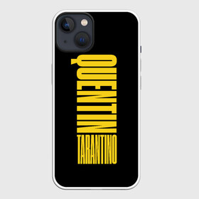 Чехол для iPhone 13 с принтом Quentin Tarantino в Белгороде,  |  | quentin tarantino | tarantino | голливуд | квентин тарантино | криминально чтиво | однажды в голливуде | омерзительная восьмёрка | режиссёры | тарантино | типография