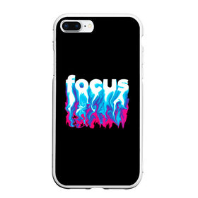 Чехол для iPhone 7Plus/8 Plus матовый с принтом Focus в Белгороде, Силикон | Область печати: задняя сторона чехла, без боковых панелей | абстракция | граффити | кислотный | неон | пламя | фокус