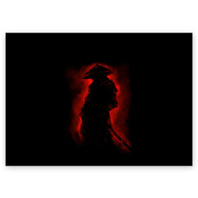 Поздравительная открытка с принтом Samurai в Белгороде, 100% бумага | плотность бумаги 280 г/м2, матовая, на обратной стороне линовка и место для марки
 | Тематика изображения на принте: 2077 | art | blood | cyber | cyberpunk | dead | death | demon | japan | mask | ninja | oni | samurai | shadow | shogun | tokyo | warior | арт | воин | война | демон | катана | кибер | киберпанк | кровь | маска | мертвый | ниндзя | путь | самурай