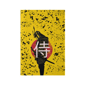 Обложка для паспорта матовая кожа с принтом ? (Самурай) в Белгороде, натуральная матовая кожа | размер 19,3 х 13,7 см; прозрачные пластиковые крепления | katana | no heaven for samurai | red sun | samurai | samurai lettering | samurai print | samurai sweats | samurai t shirt | sun | катана | красное солнце | надпись самурай | нет рая для самурая | принт самурай | самурай | солнце | толстовка самурай | футб
