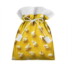 Подарочный 3D мешок с принтом Попкорн в Белгороде, 100% полиэстер | Размер: 29*39 см | Тематика изображения на принте: popcorn | воздушная | еда | кино | кинотеатр | кукуруза | кушать | попкорн | сладкий | соленый | сырный | хрустящий