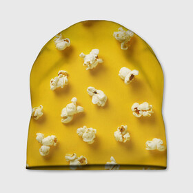 Шапка 3D с принтом Попкорн в Белгороде, 100% полиэстер | универсальный размер, печать по всей поверхности изделия | popcorn | воздушная | еда | кино | кинотеатр | кукуруза | кушать | попкорн | сладкий | соленый | сырный | хрустящий