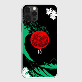 Чехол для iPhone 12 Pro Max с принтом Japanese style в Белгороде, Силикон |  | ninja | samurai | больгая волна | дракон | иероглиф | ниндзя | природа | самурай | япония | японское искусство