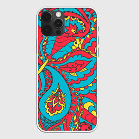 Чехол для iPhone 12 Pro Max с принтом Цветочный Узор в Белгороде, Силикон |  | paisley | бабочка | бута | индия | ориентальный | орнамент | цветы