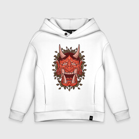 Детское худи Oversize хлопок с принтом Oni demon samurai mask в Белгороде, френч-терри — 70% хлопок, 30% полиэстер. Мягкий теплый начес внутри —100% хлопок | боковые карманы, эластичные манжеты и нижняя кромка, капюшон на магнитной кнопке | Тематика изображения на принте: art | cyberpunk samurai | ninja | oni | ronin | samurai | shogun | yakuza | арт | воин | воитель | демон | киберпанк самурай | мерч | мужик | мужчина | они | путь воина | путь война | ронин | сёгун | сепукку | токио | черный самурай