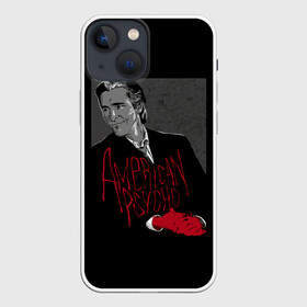 Чехол для iPhone 13 mini с принтом Американский психопат в Белгороде,  |  | american psycho | christian bale | film | американский психопат | кристиан бэйл | фильм | фильмы