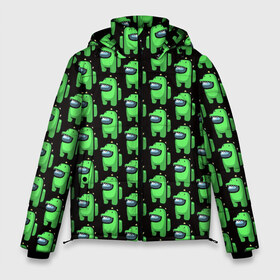 Мужская зимняя куртка 3D с принтом Among Us Crocodile в Белгороде, верх — 100% полиэстер; подкладка — 100% полиэстер; утеплитель — 100% полиэстер | длина ниже бедра, свободный силуэт Оверсайз. Есть воротник-стойка, отстегивающийся капюшон и ветрозащитная планка. 

Боковые карманы с листочкой на кнопках и внутренний карман на молнии. | Тематика изображения на принте: 2021 | among us | impostor | space mafia | sus.puffballs united | амонг ас | амонг единорог | импостор | инопланетяне | инопланетянин | крокодил | надпись | новогодний амонг ас | с новым годом | самозванец | среди нас