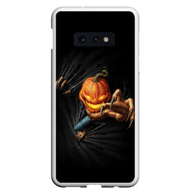 Чехол для Samsung S10E с принтом Jack Skellington в Белгороде, Силикон | Область печати: задняя сторона чехла, без боковых панелей | 666 | blood | dracula | horror | inside | jack | king | pumpkin | scream | skellington | vampire | вампир | внутри | дракула | древний | король | крик | кровь | тыква | ужасы | хоррор