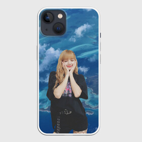 Чехол для iPhone 13 с принтом LISA BLACKPINK в Белгороде,  |  | blackpink  bts | bp | how you like that | jennie | jisoo | kill this love | lalisa | lalisa monoban | lisa | rose | yg | блекпинк | блэкпинк | голубая | дженни | джису | закат | лалиса | лалиса монобан | лиса | небо | облака | пак розэ | роза | 