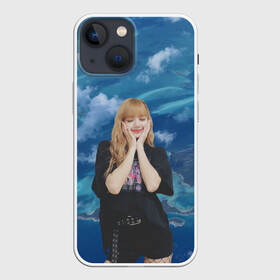 Чехол для iPhone 13 mini с принтом LISA BLACKPINK в Белгороде,  |  | blackpink  bts | bp | how you like that | jennie | jisoo | kill this love | lalisa | lalisa monoban | lisa | rose | yg | блекпинк | блэкпинк | голубая | дженни | джису | закат | лалиса | лалиса монобан | лиса | небо | облака | пак розэ | роза | 