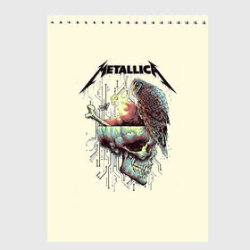 Скетчбук с принтом Metallica в Белгороде, 100% бумага
 | 48 листов, плотность листов — 100 г/м2, плотность картонной обложки — 250 г/м2. Листы скреплены сверху удобной пружинной спиралью | metal | metallica | rock | джеймс хэтфилд | классика | легенда | метал | металлика | популярное | рок | рокгруппа
