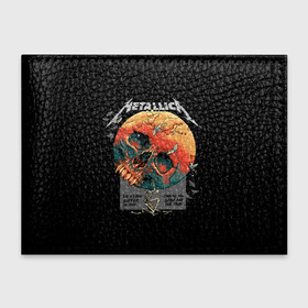 Обложка для студенческого билета с принтом Metallica в Белгороде, натуральная кожа | Размер: 11*8 см; Печать на всей внешней стороне | metal | metallica | rock | джеймс хэтфилд | классика | легенда | метал | металлика | популярное | рок | рокгруппа