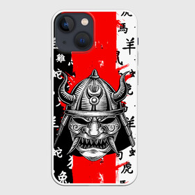 Чехол для iPhone 13 mini с принтом САМУРАЙ в Белгороде,  |  | ninja | oni | samurai | shogun | путь воина. | самурай | самурай на коне | сёгун | токио | харакири | чёрный самурай | японский самурай