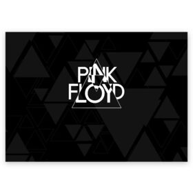 Поздравительная открытка с принтом Pink Floyd в Белгороде, 100% бумага | плотность бумаги 280 г/м2, матовая, на обратной стороне линовка и место для марки
 | dark side of the moon | floyd | music | pink | pink floid | pink floyd | rock | rocker | rocknroll | the wall | музыка | пинк | пинк флоид | пинк флойд | рок | рок н ролл | рокер | флойд