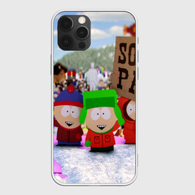 Чехол для iPhone 12 Pro с принтом Южный Парк / South Park . в Белгороде, силикон | область печати: задняя сторона чехла, без боковых панелей | south park | ubisoft | woodland critter christmas | кенни | мультсериал | стэн | южный парк