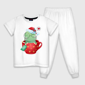Детская пижама хлопок с принтом Year 2021 в Белгороде, 100% хлопок |  брюки и футболка прямого кроя, без карманов, на брюках мягкая резинка на поясе и по низу штанин
 | art | new yaer | арт | графика | новый год
