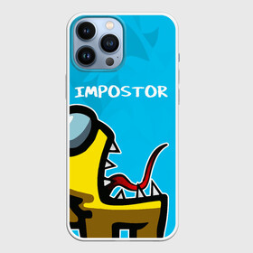 Чехол для iPhone 13 Pro Max с принтом IMPOSTOR в Белгороде,  |  | impostor | амонг ас | амунг ас | игра | импостер | клыки | космонавт | монстр | пасть | персонаж | самозванец | чудовище