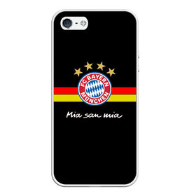 Чехол для iPhone 5/5S матовый с принтом Бавария в Белгороде, Силикон | Область печати: задняя сторона чехла, без боковых панелей | bayern mnchen | mia san mia | бавария | германия | красная машина | мы это мы | мюнхен | футбол