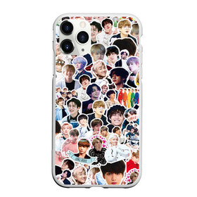 Чехол для iPhone 11 Pro матовый с принтом BTS Sticker Bombing в Белгороде, Силикон |  | bts | k pop | бтс | к поп | кей поп | корея | музыка | стикеры