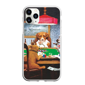Чехол для iPhone 11 Pro матовый с принтом Собаки играют в покер в Белгороде, Силикон |  | a friend in need | art | artist | bets | buldog | cards | chips | dogs | gambling | games | memes | picture | poker | азартные игры | бульдог | друг познается в беде | искусство | картина | карты | мемы | покер | сенбернар | собаки | собачки | ставки