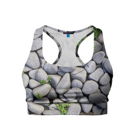 Женский спортивный топ 3D с принтом Камни в Белгороде, 82% полиэстер, 18% спандекс Ткань безопасна для здоровья, позволяет коже дышать, не мнется и не растягивается |  | абстрактно | абстрактные | абстрактный | абстракция | галька | каменные | каменный | камень | камни | камушки | клевер | природа | растения