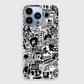 Чехол для iPhone 13 Pro с принтом Rock Band Logos в Белгороде,  |  | ac dc | linkin park | music | queen | radiohead | rock | rock band logos | линкин парк | музыка | ретро | рок группа | элвис