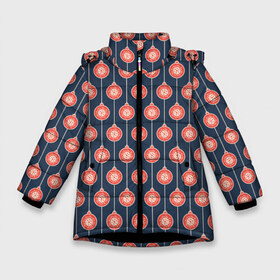Зимняя куртка для девочек 3D с принтом covid свитер в Белгороде, ткань верха — 100% полиэстер; подклад — 100% полиэстер, утеплитель — 100% полиэстер. | длина ниже бедра, удлиненная спинка, воротник стойка и отстегивающийся капюшон. Есть боковые карманы с листочкой на кнопках, утяжки по низу изделия и внутренний карман на молнии. 

Предусмотрены светоотражающий принт на спинке, радужный светоотражающий элемент на пуллере молнии и на резинке для утяжки. | 2021 | covid | merry christmas | дед мороз  в маске | ковид | новогодний прикол | новый год | рождество | санта
