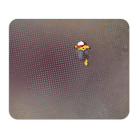 Коврик для мышки прямоугольный с принтом Покемон в Белгороде, натуральный каучук | размер 230 х 185 мм; запечатка лицевой стороны | аниме | милые анимешки | пикачу | покемон | текстура