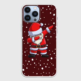 Чехол для iPhone 13 Pro Max с принтом Dab Santa в Белгороде,  |  | Тематика изображения на принте: claus | happy new year | merry christmas | santa | snowman | дед мороз | елка | клаус | новый год | рождество | с новым годом | санта | снеговик