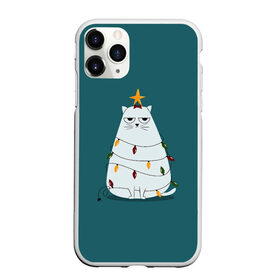 Чехол для iPhone 11 Pro Max матовый с принтом Кото-ёлка в Белгороде, Силикон |  | claus | happy new year | merry christmas | santa | snowman | дед мороз | елка | клаус | новый год | рождество | с новым годом | санта | снеговик