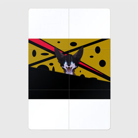 Магнитный плакат 2Х3 с принтом Fennec в Белгороде, Полимерный материал с магнитным слоем | 6 деталей размером 9*9 см | furry | глаза | звери | лиса | пасть | уши | фенек