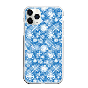 Чехол для iPhone 11 Pro Max матовый с принтом Снежинки в Белгороде, Силикон |  | Тематика изображения на принте: merry christmas | дед мороз | ёлка | зима | мороз | новый год | подарок | праздник | рождество | с новым годом | санта клаус | снег | снеговик | снегурочка | снежинки | снежные узоры | узоры