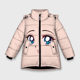Зимняя куртка для девочек 3D с принтом Surprised anime face в Белгороде, ткань верха — 100% полиэстер; подклад — 100% полиэстер, утеплитель — 100% полиэстер. | длина ниже бедра, удлиненная спинка, воротник стойка и отстегивающийся капюшон. Есть боковые карманы с листочкой на кнопках, утяжки по низу изделия и внутренний карман на молнии. 

Предусмотрены светоотражающий принт на спинке, радужный светоотражающий элемент на пуллере молнии и на резинке для утяжки. | Тематика изображения на принте: angry | anime | art | big | eyes | face | girl | kawaii | manga | style | surprised | аниме | арт | глаза | девушка | испуганная | кавай | лицо | манга | удивленная