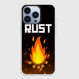 Чехол для iPhone 13 Pro с принтом RUST в Белгороде,  |  | action | game | rust | zombie | апокалипсис. | выживание | зомби | игра | лес | радиация | раст