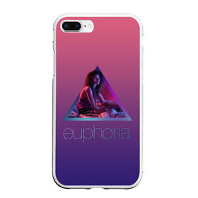 Чехол для iPhone 7Plus/8 Plus матовый с принтом сериал Euphoria в Белгороде, Силикон | Область печати: задняя сторона чехла, без боковых панелей | zendaya | зендея | ру беннетт | сериал euphoria | эйфория