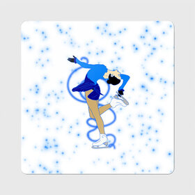 Магнит виниловый Квадрат с принтом Фигурное катание в Белгороде, полимерный материал с магнитным слоем | размер 9*9 см, закругленные углы | Тематика изображения на принте: dance | figure skating | girl | ice | rink | skate | sport | winter | девочка | девушка | зима | зимний вид спорта | каток | коньки | лед | подарок | профессии | снег | спорт | спортивный | спортсменка | сюрприз | танец | танцующий