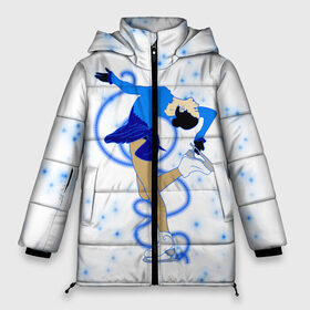 Женская зимняя куртка 3D с принтом Фигурное катание в Белгороде, верх — 100% полиэстер; подкладка — 100% полиэстер; утеплитель — 100% полиэстер | длина ниже бедра, силуэт Оверсайз. Есть воротник-стойка, отстегивающийся капюшон и ветрозащитная планка. 

Боковые карманы с листочкой на кнопках и внутренний карман на молнии | dance | figure skating | girl | ice | rink | skate | sport | winter | девочка | девушка | зима | зимний вид спорта | каток | коньки | лед | подарок | профессии | снег | спорт | спортивный | спортсменка | сюрприз | танец | танцующий