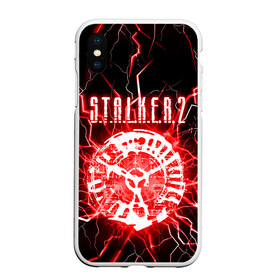Чехол для iPhone XS Max матовый с принтом STALKER 2 в Белгороде, Силикон | Область печати: задняя сторона чехла, без боковых панелей | Тематика изображения на принте: stalker | stalker 2 | бандиты | воля | долг | зомби. | кровосос | монолит | наемники | свобода | сталкер | сталкер 2