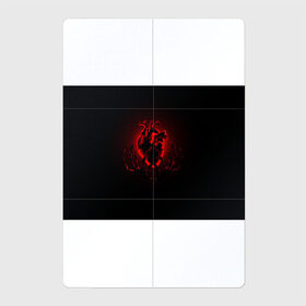 Магнитный плакат 2Х3 с принтом Сердце в Белгороде, Полимерный материал с магнитным слоем | 6 деталей размером 9*9 см | внутренности | кости | красный | любовь | органы | руки | сердце | тьма | черный