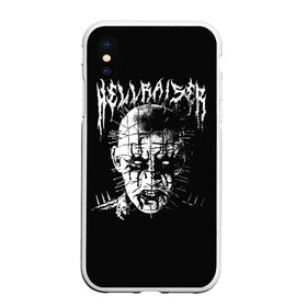 Чехол для iPhone XS Max матовый с принтом Hellraiser в Белгороде, Силикон | Область печати: задняя сторона чехла, без боковых панелей | Тематика изображения на принте: 666 | alien | astral | demon | ghost | halloween | hellraiser | horror | metall | monster | pinhead | астрал | восставший из ада | демон | метал | металл | монстр | пинхед | пинхэд | призрак | ужасы | хоррор | шкатулка