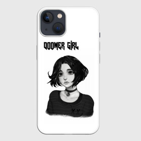 Чехол для iPhone 13 с принтом Doomer Girl в Белгороде,  |  | 20 | 2020 | 2021 | 21 | 2k20 | 2к20 | doomer | girl | girls | mem | meme | memes | wafe | бумер | бумеры | волна | девушка | девушки | думер | думеры | зумер | зумеры | мем | мемы