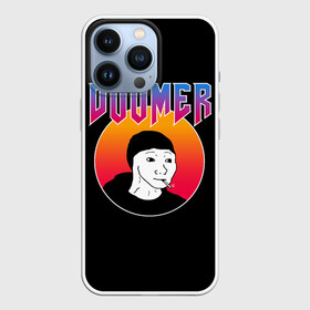 Чехол для iPhone 13 Pro с принтом Doomer в Белгороде,  |  | Тематика изображения на принте: boomer | boy | chad | doomer | frecso | girl | i know | irony | jacques | post | stonks | thundercock | yes | zoomer | бумер | да | девушка | думер | жак | зумер | ирония | мем | мемы | парень | пост | постирония | стонкс | тандеркок | ф