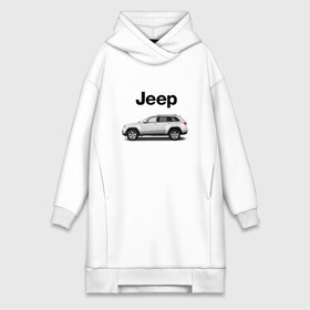 Платье-худи хлопок с принтом Jeep в Белгороде,  |  | america | avto | car | v8 | машина | скорость